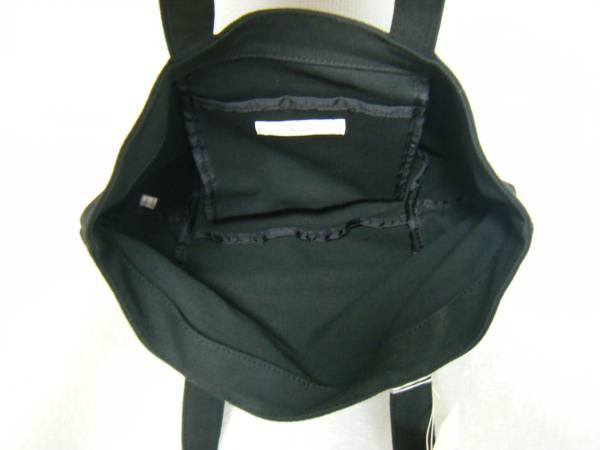◆新品クリアインプレッション◆ミニ トートバッグ キャンパス素材ハンドバッグ黒_画像3