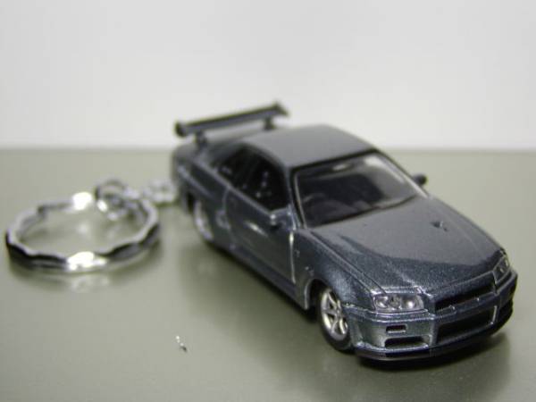 ■即決■キーホルダー■日産 スカイラインＧＴ－Ｒ■R34■ダイキャストモデル■アクセサリー■キーチェーン■_画像1