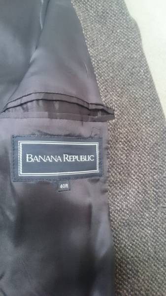 【BANANA REPUBLIC】◎良品◎上品 バナリパ　茶ツィードジャケット　40R ★★★_画像3