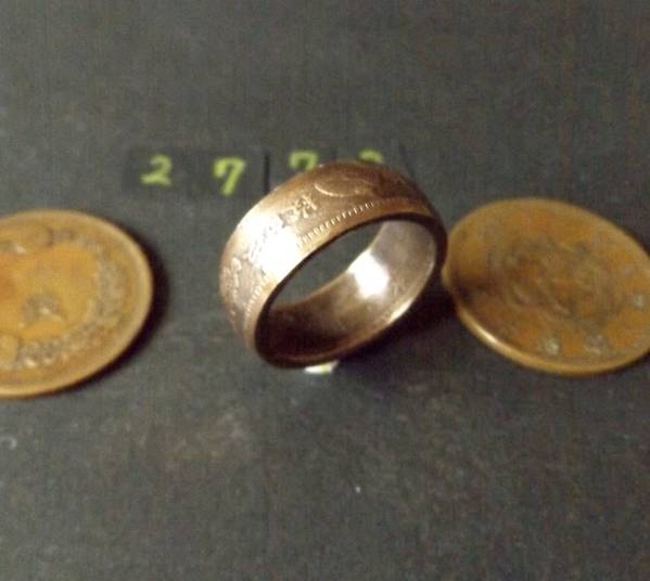 21 номер ko Yinling g дракон 1 sen медная монета ручная работа кольцо бесплатная доставка (2772)