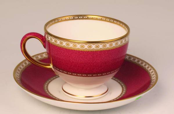  ウェジウッド　 = 　Cup&Saucer　 =　 U/P/RUBY　 (1級品)_画像2