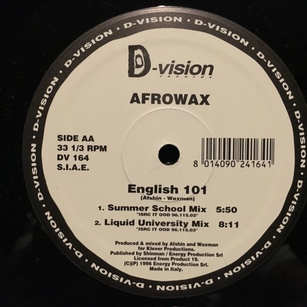 Afrowax / English 101_画像2