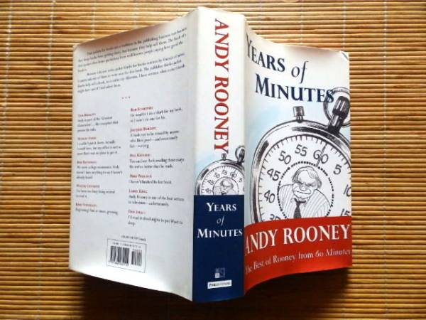 ◎.　 中空仕掛洋書　小物入れつき本　ANDY ROONEY: Years of Minutes:_画像1