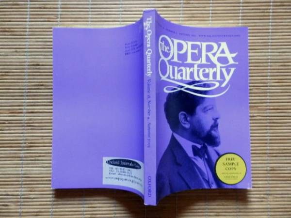 ..　The Opera Quarterly: Volume 18, Number 4, Autumn 2002_画像1
