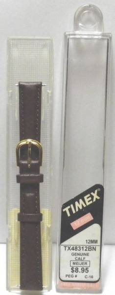 12mm U.S.A TIMEX оригинальный натуральная кожа изменение ремень новый товар упаковка 8