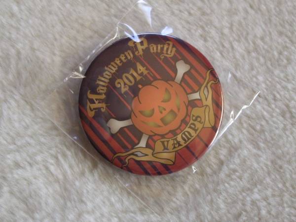 VAMPS ? HALLOWEEN PARTY 2014 ガチャガチャ景品 『 缶バッジ 』 未開封品　ハロウィン