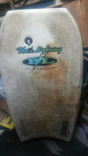 Black Lightning body board 