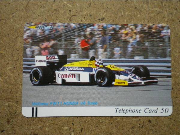 a764* Williams F1 телефонная карточка 