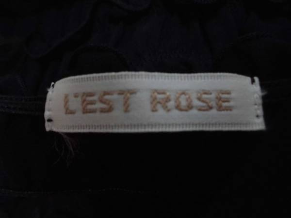 【L'EST　ROSE】レストローズ・透ける黒のワンピース・2_画像2