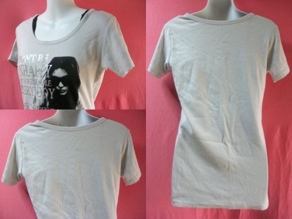 USED Sorridere T-shirt size L gray 