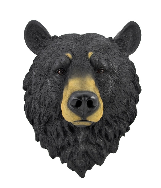 【12月スーパーSALE 15％OFF】 クマ　熊　頭部置物壁掛けデコレーション雑貨動物アニマル置物 洋風