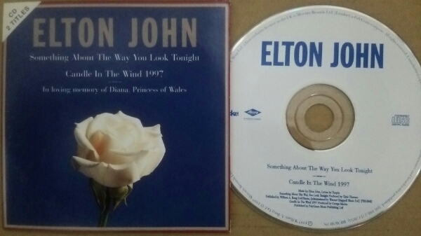 レア!UK盤CDS Candle In The Wind 1997/ELTON JOHN/紙ジャケ_画像1