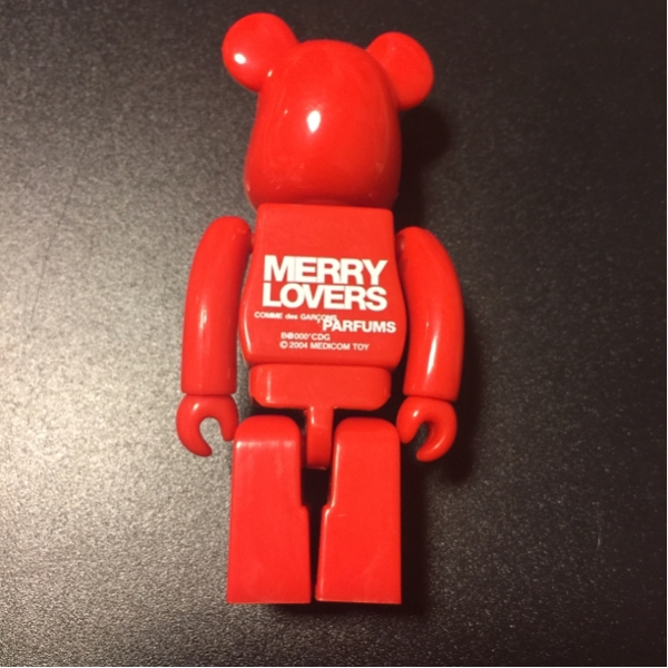 コム デ ギャルソン ベアブリック 100% BE@RBRICK 赤 レッド メディコムトイ