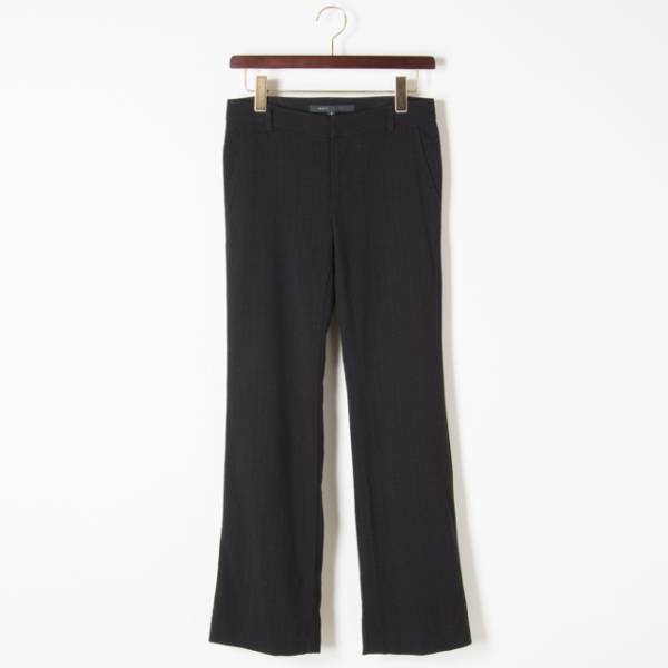 美品 MARC JACOBS スラックス パンツ ストライプ ブラック 2