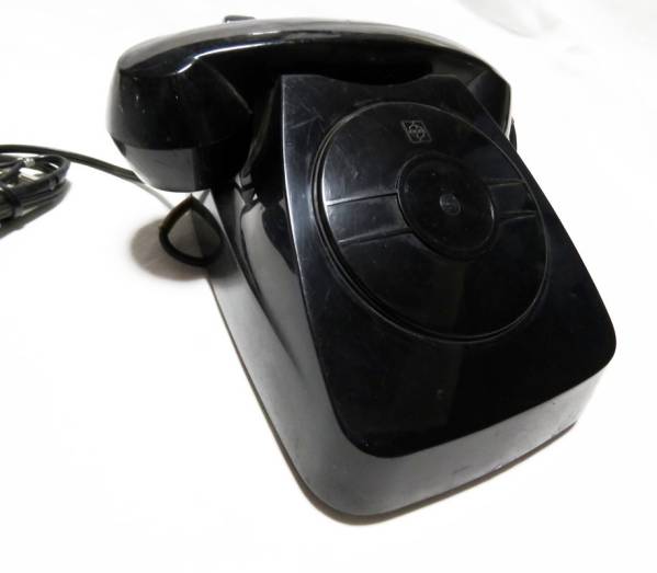 昭和の面影ナショナル日本　無骨で頑丈者 黒電話ルームフォン