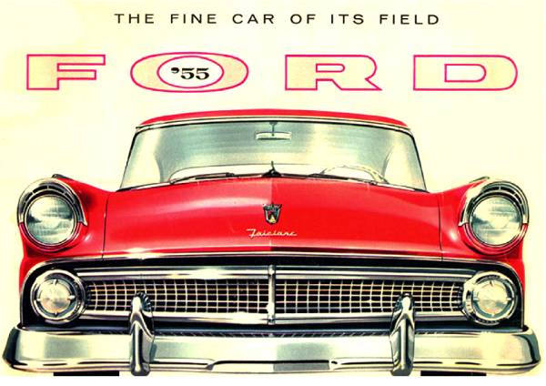 ◆1955年の自動車広告　フォード　FORD_画像1