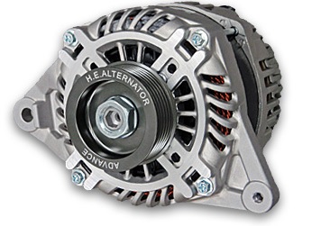 アドバンス製 ハイエフェンシィーオルタネーター 130A R34 BNR34 RB20/25/26 シルバー HE130-011S ADVANCE HIGH EFFICIENCY ALTERNATOR_サンプル画像になります