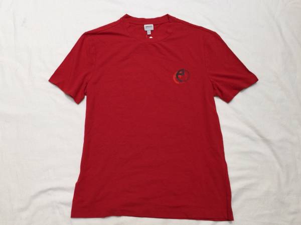☆☆新品☆Mサイズ☆☆ 【 アルマーニ コレッツォーニ 】ワンポイント ブランドマーク！ストレッチ Tシャツ 9052