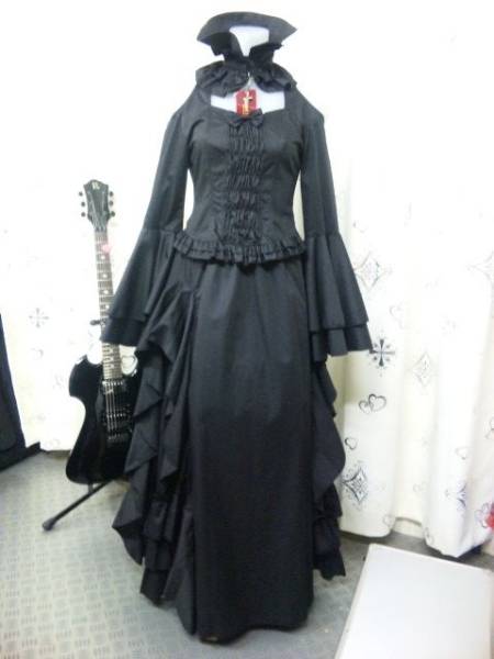 BODY LINE готический платье чёрный! новый товар 