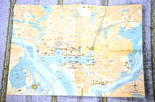 【 地図 】 ワシントン ■ 日本交通公社 ■ １９７５年９月_画像2