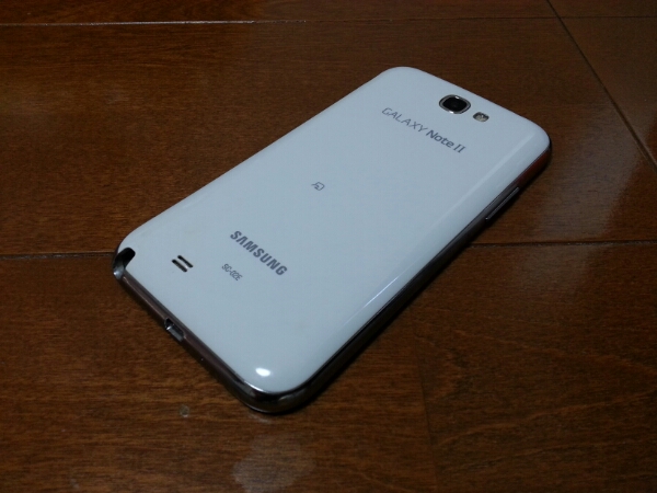 即落/即発!!美中古品 SC-02E Galaxy Note 2 ホワイト_画像2