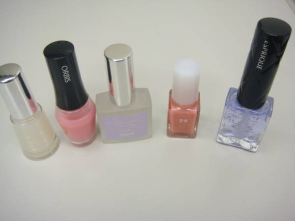 * beautiful goods * nail care color coat 5 point set manicure nails polish topcoat nails oil self nails N12