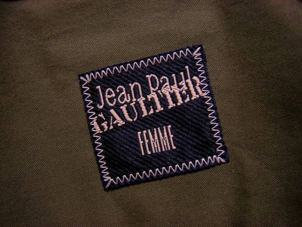 新品　Jean Paul GAULTIER　ジャンポール・ゴルチエ　FEMME　イタリア製　コットンシャツワンピース　ドレス_画像3