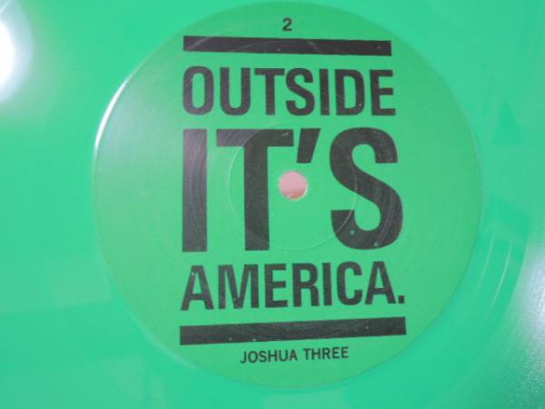 m/カラー盤/U2 /Outside It's America