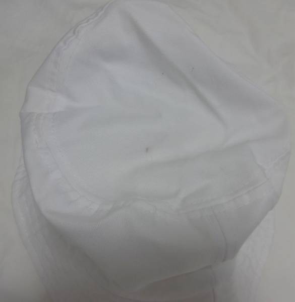  white white embroidery entering bucket hat 