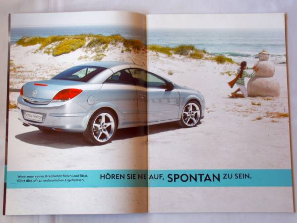 *2006/06* Opel Astra twin top Europe version catalog *