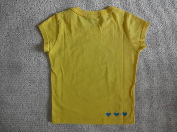 RONI　　S（110）　 жёлтый  цвет  *    линия ... тон  ... футболка с коротким руковом 