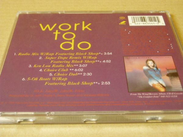 CDS]Vanessa Williams - Work To Do Feat. Black Sheep_画像2