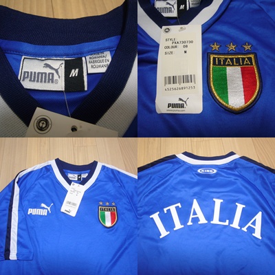 プーマ　イタリア代表ユニフォームシャツ Ｍサイズ_画像3