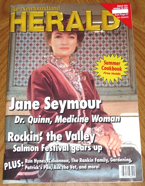 Herald 1993 Jane Seymour Dr Quinn Ron Hynes Jane Curtin Coneheads Rankin Family ジェーンシーモア ドクタークイン 大西部の女医物語_画像の一部（番号の記載）を伏せております