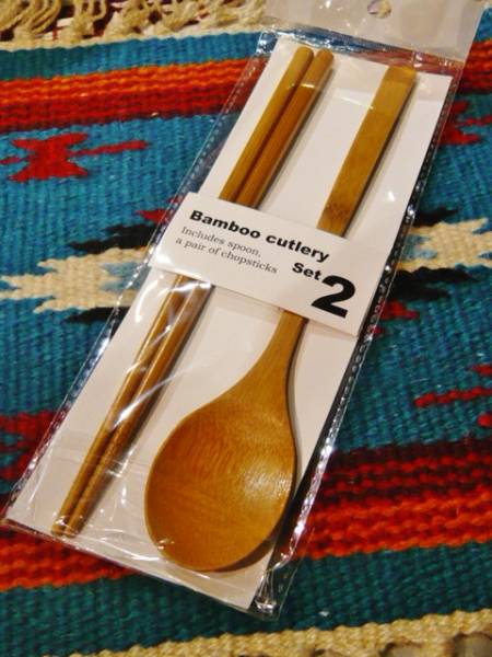 Bamboo cutlery - si& ложка 2p комплект 