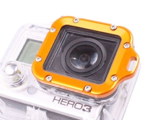【期間限定セール】GoPro3用 アルミ レンズストラップリング★金