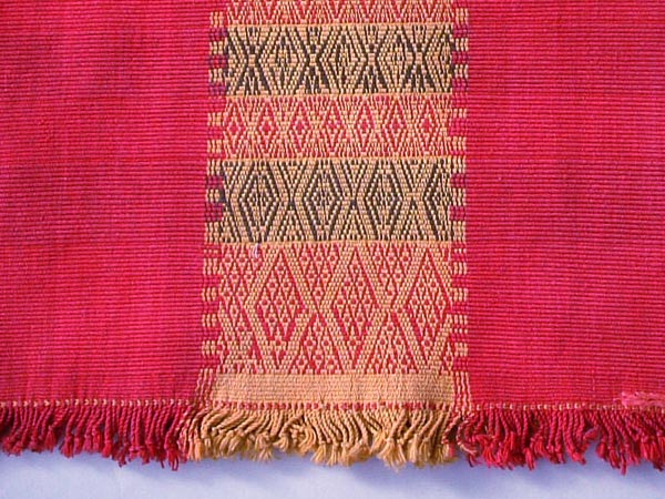 ★ミャンマー?チン族の刺繍布　アンティーク 1