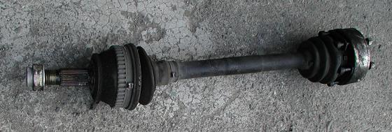  Alpha Romeo 155 Q4 original left rear drive shaft part removing car 