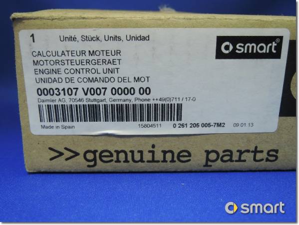  new goods * unused * not yet registration #MCC Smart 450 ECU