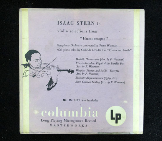 10インチ ◆ISAAC STERN ◆COLUMBIA 米 VIOLIN