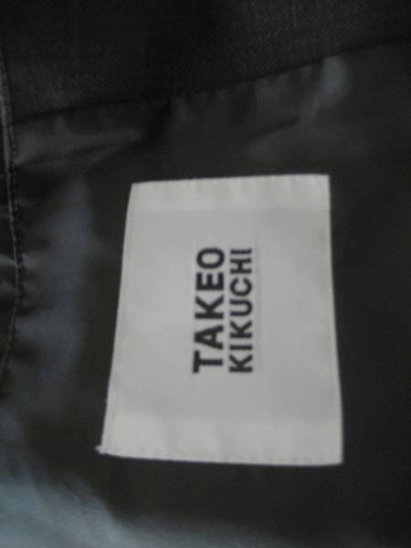 タケオキクチのジャケット ;中古、カラーモスグリーン サイズ 3_画像2