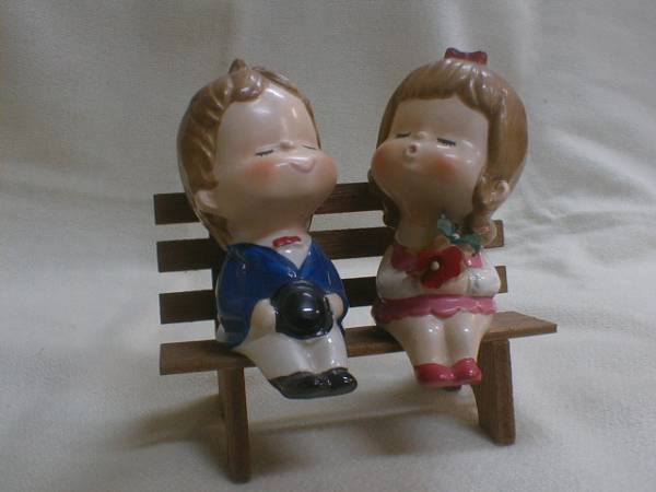  Showa 45 год ....... люди 12x12x9cm старый украшение украшение 