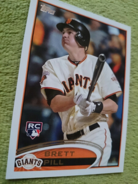 ★RC ルーキー BRETT PILL TOPPS 2012 #70 MLB ROOKIE CARD カード SAN FRANCISCO GIANTS ブレット・ピル サンフランシスコ ジャイアンツ_画像1