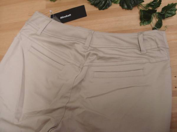  new goods with translation *Minskatt*gya The - cropped pants beige 11 number 