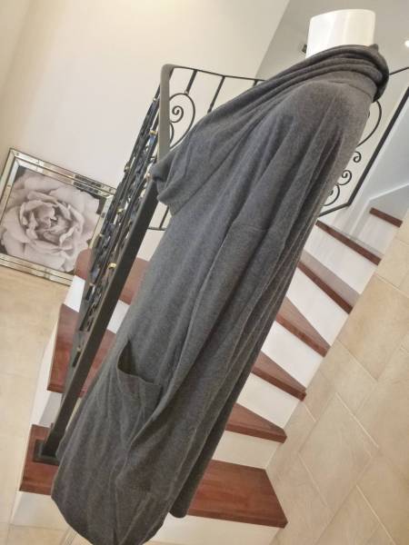  beautiful goods Body Dressing Deluxe 38 gray knitted One-piece M corresponding 