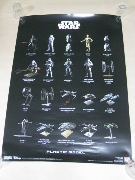  free shipping * Star Wars [ poster ] Bandai product 