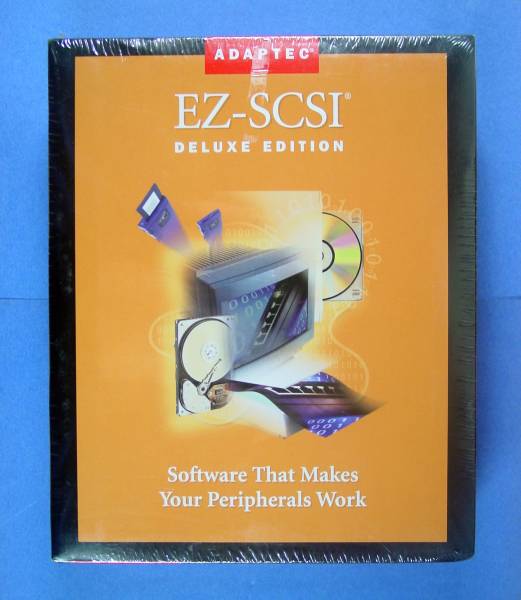 【671】 Adaptec EZ-SCSI Deluxe v5.0 新品 イージースカジー デラックス ASPI モジュール マネージャ アダプテック スカジー ドライバー_画像1