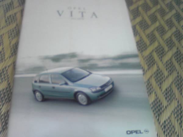 Opel Vita [2001.2] catalog 33 page ( not for sale ) "Yanase" * beautiful goods 