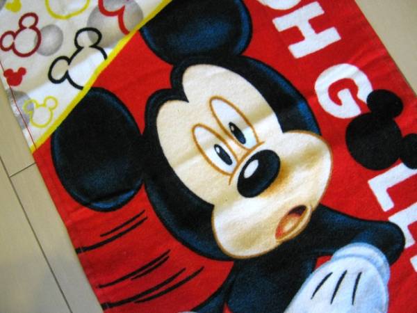 15.[ new goods ] Disney Mickey face towel 