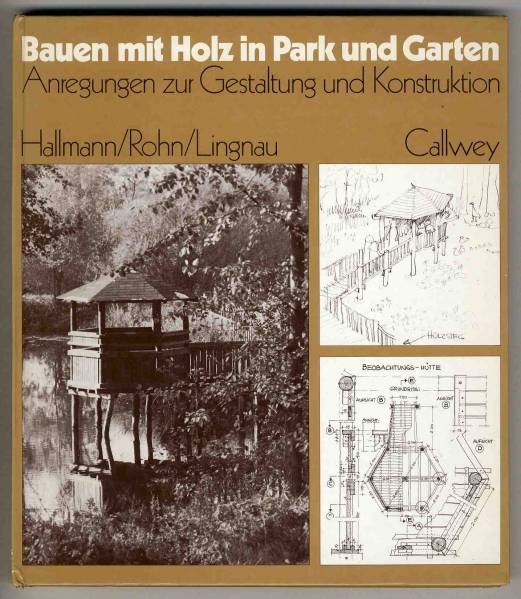 【d3520】1984年 Bauen mit Holz in Park und Garten(公園の...)_画像1
